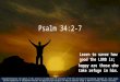 20th Sunday - Psalm 34:2–7 -