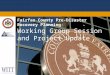 Fairfax County Pre-Disaster Recovery Planning: Working Group Session and Project Update