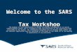 SARS Tax Incentives