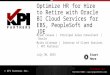 Optimize HR From Hire To Retire With Oracle BI Cloud Service for E-Business Suite and PeopleSoft