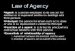 Bl law of agency