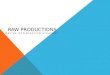 Raw Productions: Online Optimization Strategy