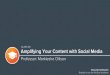 Inbound Certification Class 5: Amplifying Your Content with Social Media