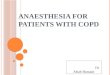 Anaesthesia for COPD 15-09-14