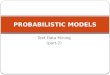 Tdm probabilistic  models (part  2)