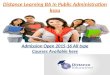B.COM> Admission 2015-16 Distance Learning Education Courses in India