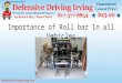 Importance of roll bar in all vehicles