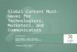 Global content must haves final