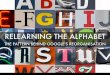 Relearning the Alphabet. The Pattern behind Google's Reorganization