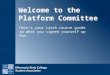 Platform Committee Roles and Expectations: Policy Oversight 101