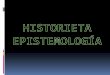 Historieta  epistemología