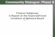 Hermosa Beach Community Dialogue - Finance Subgroup Report