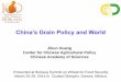 China’s Grain Policy and World
