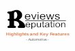 Reviews Reputation Management System Highlighted Features For Automotive