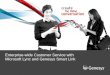 Enterprise-wide Customer Service with Microsoft Lync and Genesys Smart Link