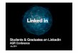 #AGR14 Using LinkedIn to make smart student recruitment decisions part 1