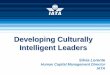 Silvia Lorente - Developing Culturally Intelligent Leaders