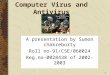 Computer Virus And Antivirus-Sumon Chakraborty