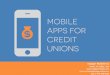 Mobile apps for credit unions - Impiger Mobile