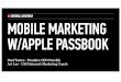 Mobile Marketing with Apple Passbook