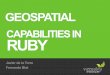 Geospatial capabilities on Ruby