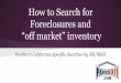 How to search for foreclosures and bank owned real estate