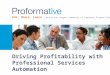 Driving Profitability with Professional Services Automation