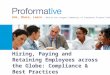 Hiring, Paying and Retaining Employees Across the Globe: Compliance & Best Practices