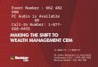 Making The Shift To Wealth Management CRM