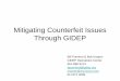 Mitigating Counterfeit Issues Through GIDEP- Pumford Karpen