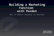 Pardot Elevate 2011: Building a Marketing Function from the Ground Up