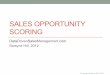 How to Create a Sales Opportunity Scoring System