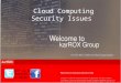 Cloud Computing Security Issues