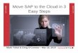Move SAP to Cloud in 3 Easy Steps