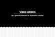 Task 3 (presentation); video editors  pinnacle, windows movie maker... by alejandro toscano & ignacio pomares