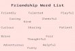 Friendship Notebook April 9 Ppt
