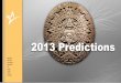 2013 predictions