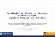 iHT² Health IT Summit Atlanta - Case Study “Analytics Strategies to Improve Quality & Outcomes”