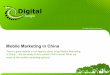 Overview of Mobile Marketing in China