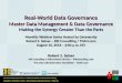 Real-World Data Governance: Master Data Management & Data Governance
