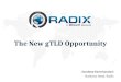 The New gTLD Opportunity - Sandeep Ramchandani, Director, Radix
