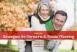 Webinar slides - Strategies for pensions & estate planning
