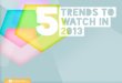 Powerhouse Trends Webinar:  5 Trends to Watch in 2013