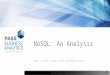 NoSQL: An Analysis