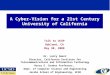 A Cyber-Vision for a 21st Century University of California