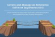 Govern and Manage an Enterprise Software Implementation