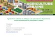 Agriculture urbaine en Afrique subsaharienne: importance socio-économique et initiatives d'avaenir