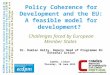 Ecdpm presentation-policy-coherence-development-eu-model-2015