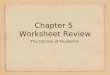 Chapter 5 worksheet review