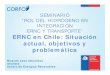 ERNC en Chile Situacion Actual
